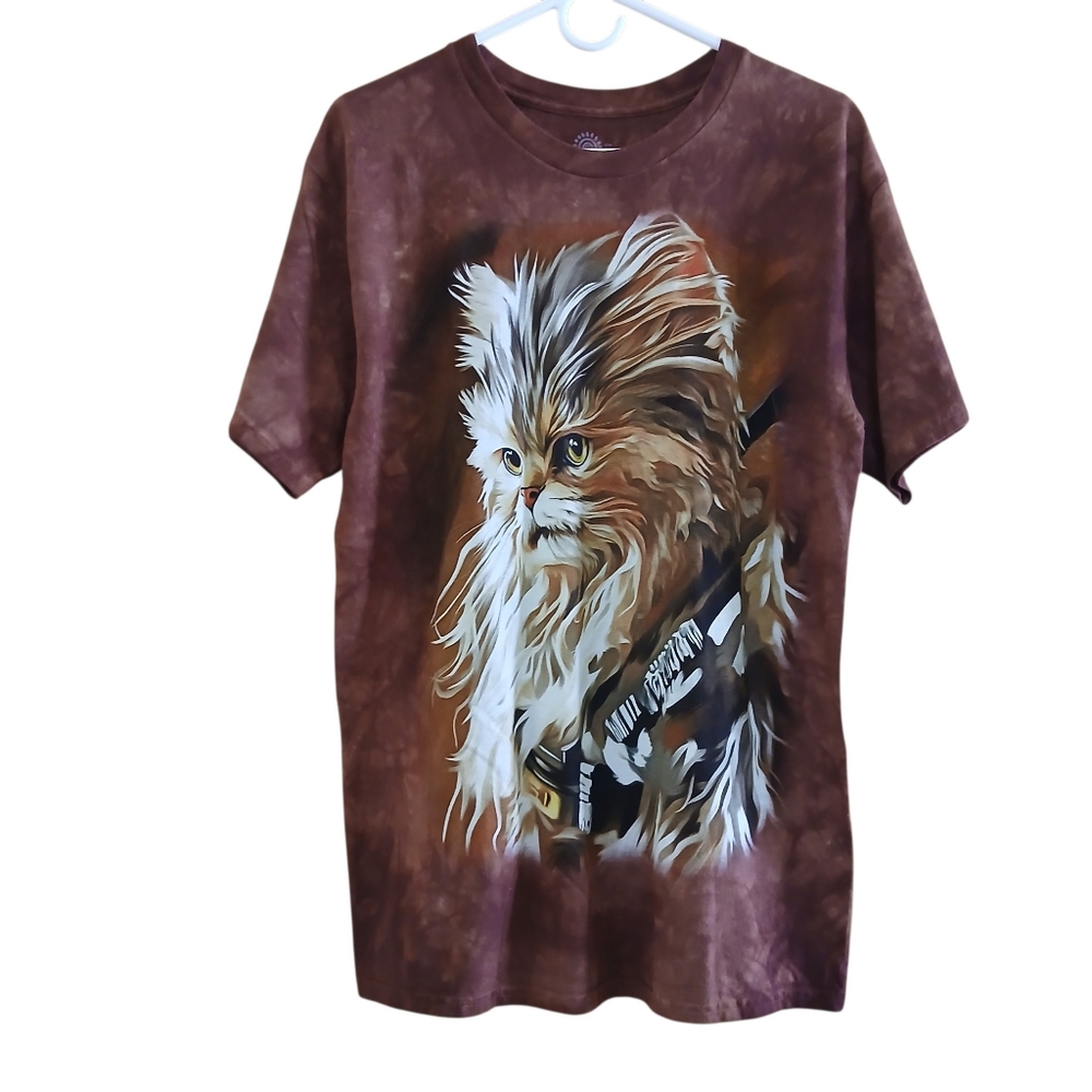 The Mountain Tie Dye Cat Graphic T-shirt